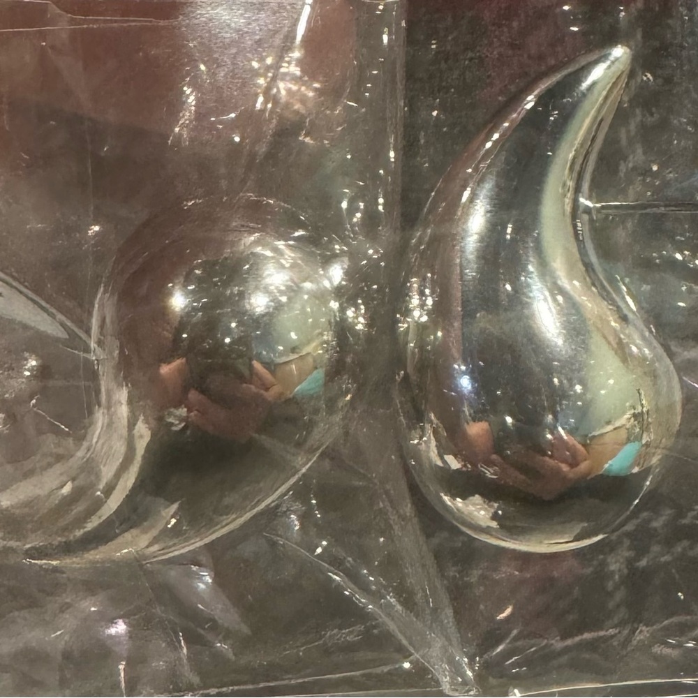 Gold plated silver earrings